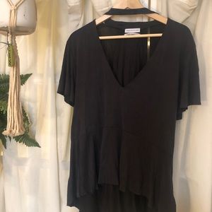 Urban Outfitters Choker Shirt - dark grey/blue